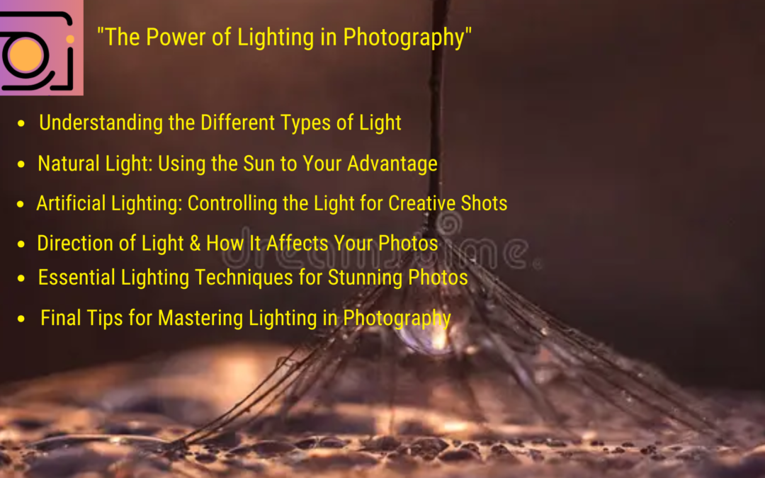 Prism Studio Blog Photography – The Power of Lighting